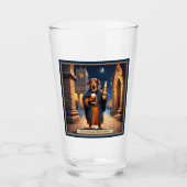 Dachshund Doxie Trappist Bierglas Glas (Voorkant)