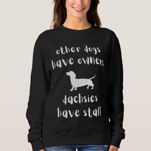 Dachshund Doxie Wiener Cute Trui (Voorkant)
