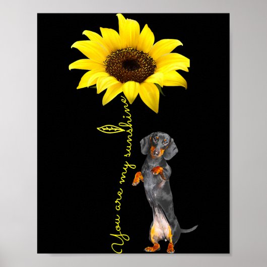 Dachshund Doxie Wiener Dotson Mama Gift Poster (Voorkant)