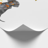 Dachshund Doxie Wiener Dotson Mama Mor Gifts Cadeaupapier (Hoek)