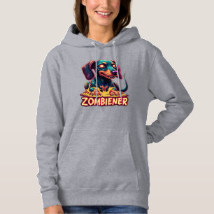 Dachshund Doxie Wiener Worst Zombie Hond Halloween Hoodie