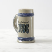 Dachshund DUDE Bierpul (Voorkant links)