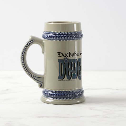 Dachshund DUDE Bierpul (Links)