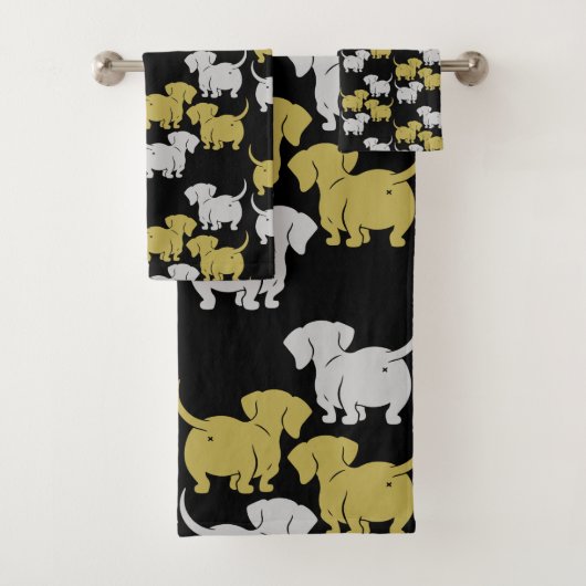 Dachshund Duitse hond Gifts Bad Handdoek (Insitu)