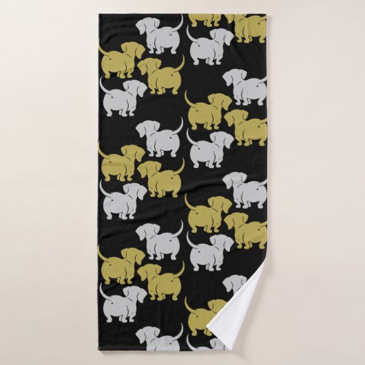 Dachshund Duitse hond Gifts Badhanddoek (Badhanddoek)