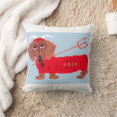 Dachshund Duivel Kussen (Deken)