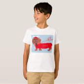 Dachshund Duivel T-shirt (Voorkant volledig)