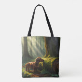 Dachshund Elegant Tote Bag (Achterkant)