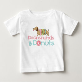 Dachshund en Donuts Wiener Dog T-Shirt voor kinder