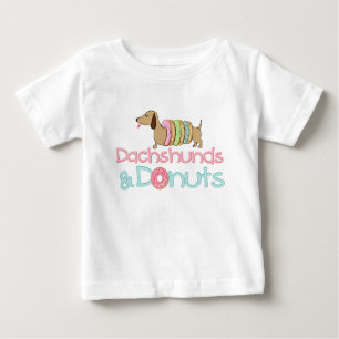 Dachshund en Donuts Wiener Dog T-Shirt voor kinder