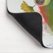 Dachshund en Glasses Rainbow Splash Muismat (Hoek)