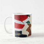 Dachshund En Kerstman Koffiemok (Links)
