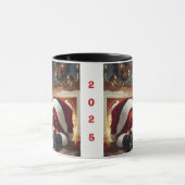 Dachshund en Kerstman  Mok (Midden)