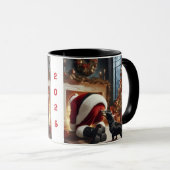 Dachshund en Kerstman  Mok (Voorkant rechts)