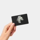 Dachshund en Moon Halloween Badge (Handheld)