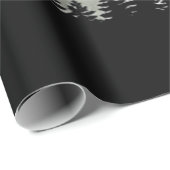 Dachshund en Moon Halloween Cadeaupapier (Rol Hoek)