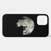 Dachshund en Moon Halloween Case-Mate iPhone Case (Achterkant (horizontaal))