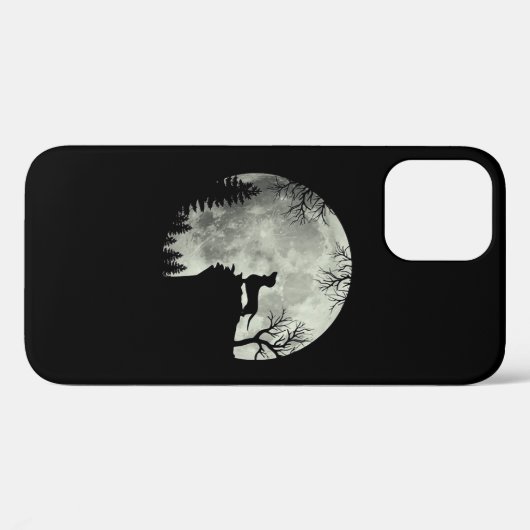 Dachshund en Moon Halloween Case-Mate iPhone Case (Achterkant (horizontaal))