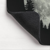 Dachshund en Moon Halloween Muismat (Hoek)