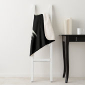 Dachshund en Moon Halloween Sherpa Deken (In situ)