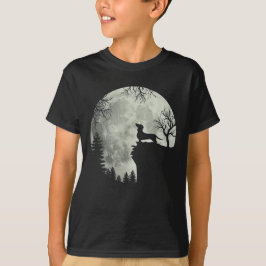 Dachshund en Moon Halloween T-shirt