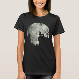Dachshund en Moon Halloween T-shirt
