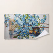 Dachshund en Vergeet-me-Nots Bad Handdoek (Handdoek)