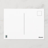 Dachshund en Vergeet-me-Nots Briefkaart (Achterkant)