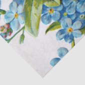 Dachshund en Vergeet-me-Nots Tissuepapier (Detail)