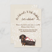 Dachshund- en vogelfamilie (Voorkant / Achterkant)