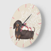 Dachshund- en vogelfamilie grote klok (Hoek)