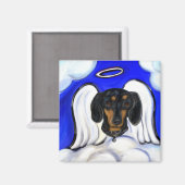 Dachshund Engel Magneet (Voorkant / Achterkant)