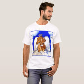 dachshund engel t-shirt (Voorkant volledig)