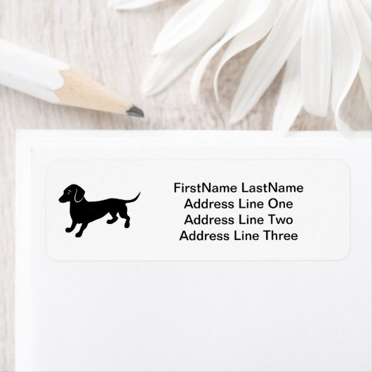 Dachshund Etiket (Insitu)