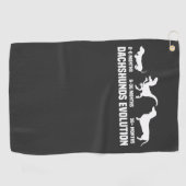 Dachshund Evoluties Golfhanddoek (Horizontaal)