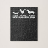 Dachshund Evoluties Legpuzzel (Verticaal)
