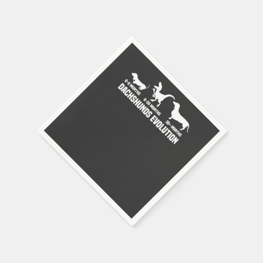 Dachshund Evoluties Servet (Hoek)