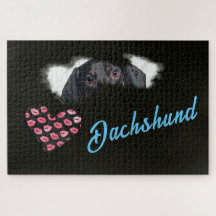Dachshund Eyes Solid Color 1000-stuk