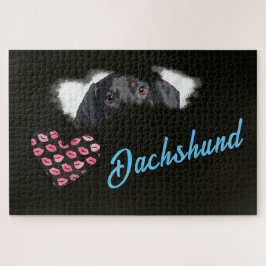 Dachshund Eyes Solid Color 1000-stuk Legpuzzel