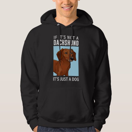 Dachshund Favorite Breed Hoodie (Voorkant)