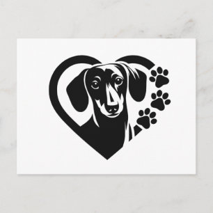 Dachshund Feestdagenkaart