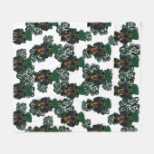 DACHSHUND FLEECE DEKEN (Voorkant (Horizontaal))