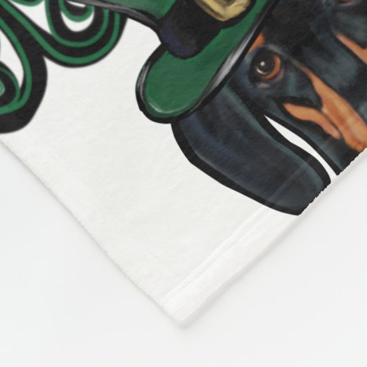 DACHSHUND FLEECE DEKEN (Hoek)