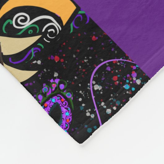 Dachshund Fleece Deken (Hoek)