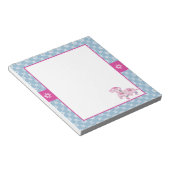 Dachshund Floral Notitieblok (Schuin)