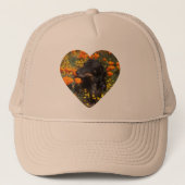 Dachshund Flowers Trucker Pet (Voorkant)