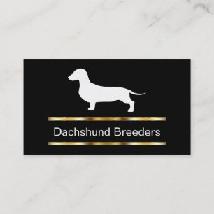 Dachshund Fokker Bedrijfskaarten Visitekaartje