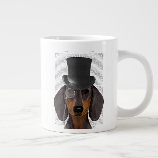 Dachshund, Formele hond en hoed Grote Koffiekop (Rechts)