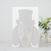 Dachshund, Formele hond en Pet Briefpapier (Staand voorkant)