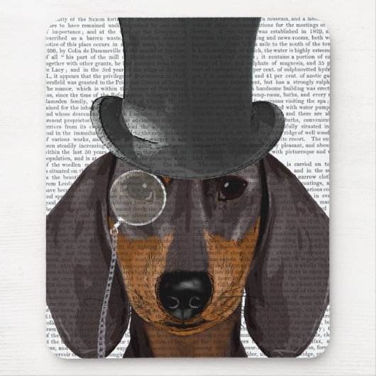 Dachshund, Formele hond en Pet Muismat (Voorkant)